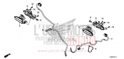 CLIGNOTANT AVANT (NSS125ADK) NSS125ADK de 2019